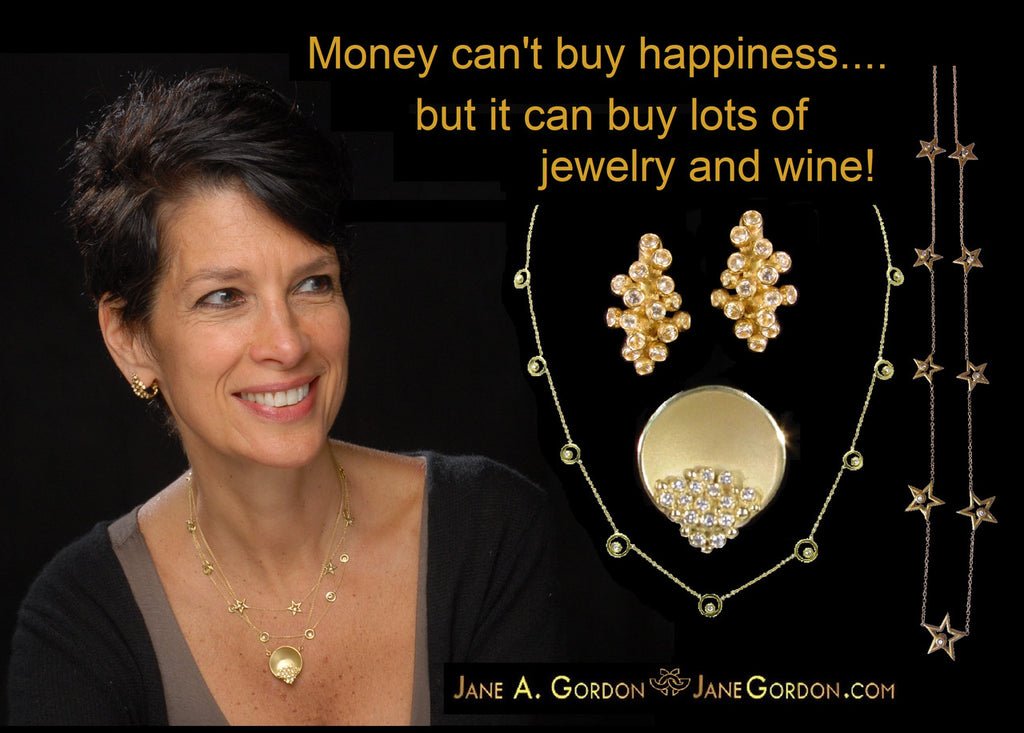 Grapes Huggie Earrings-14K Gold with Diamonds-3