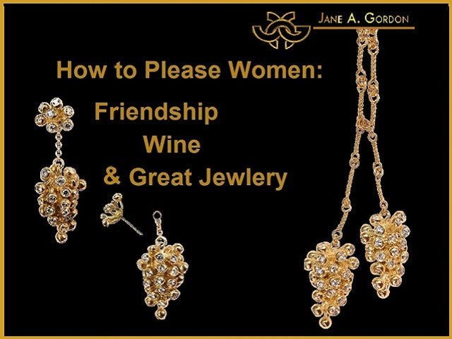 Demi Grape Earrings, Detachable Stud and Drop, 2 parts: Sterling Silver & Diamonds-15