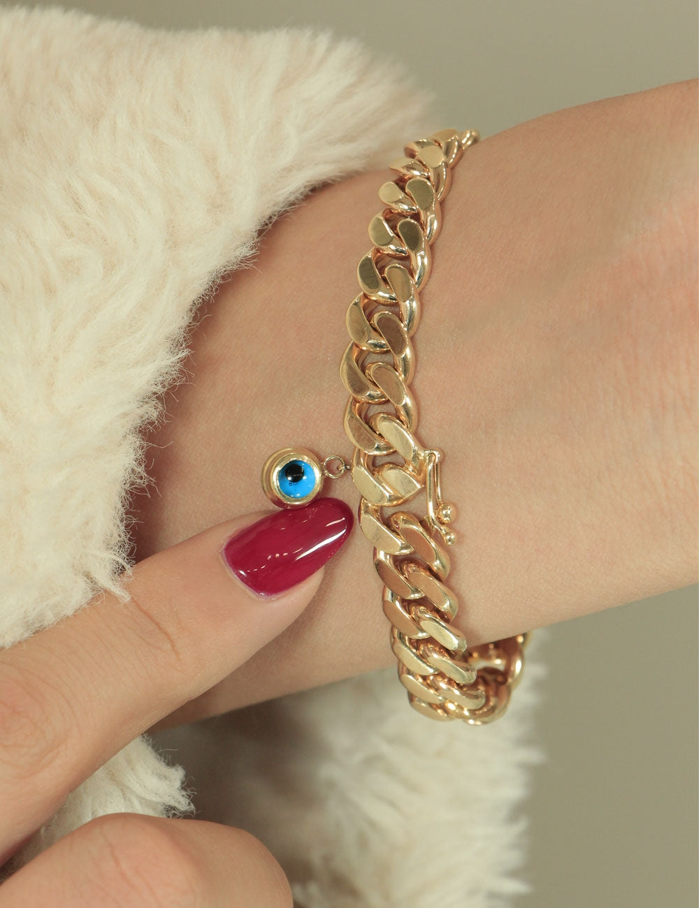 14ct Gold Personalized Diamond Bracelet-4
