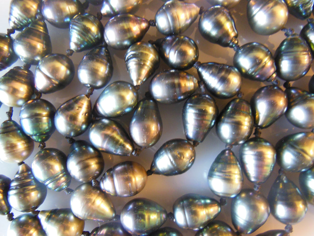 Tahitian Baroque Pearl Mega Set: Interchangeable Necklace/Bracelet, Earrings/Pendant-9