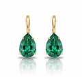 Eclisse Pear Emerald Earings-0