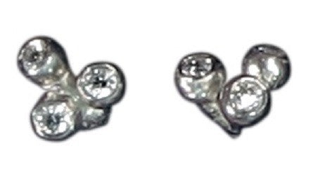 Fireworks Trip earrings-14K gold with diamonds-0