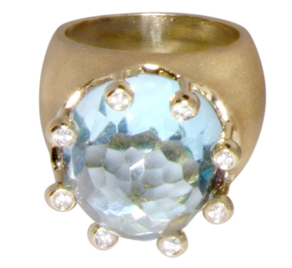 The Imperial Crown Ring- 20 Carat Gemstones with Diamonds in 18K Gold-27