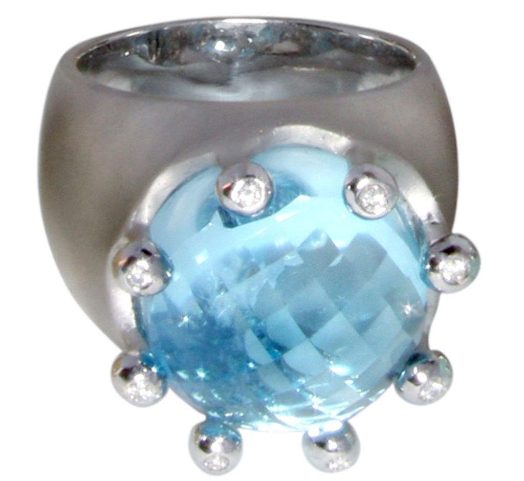 The Imperial Crown Ring- 20 Carat Gemstones with Diamonds in 18K Gold-29