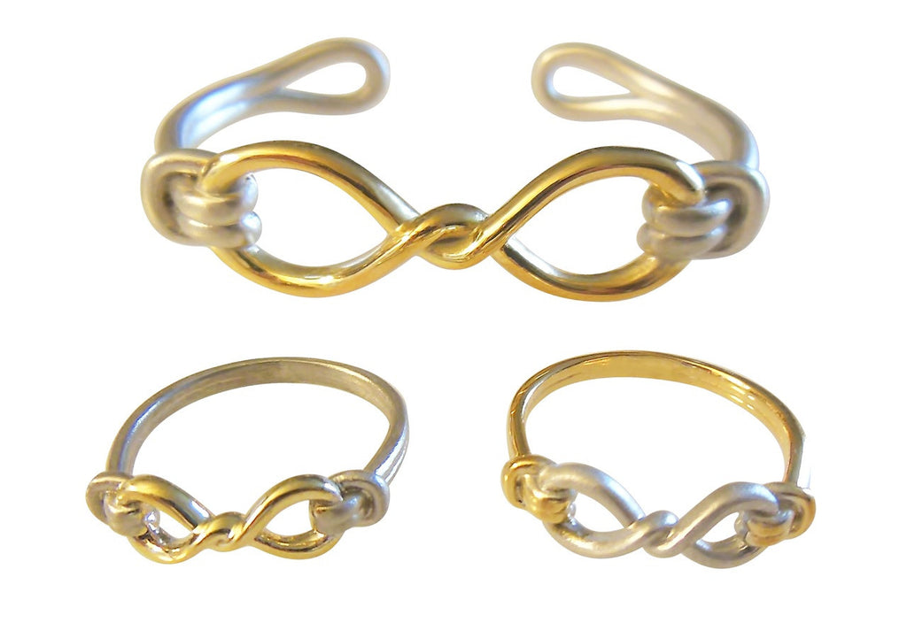 Infinity Knot Ring- 18K Gold. Tied up in infinity possibility.-13