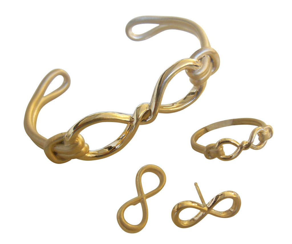 Infinity Knot Ring- 18K Gold. Tied up in infinity possibility.-2