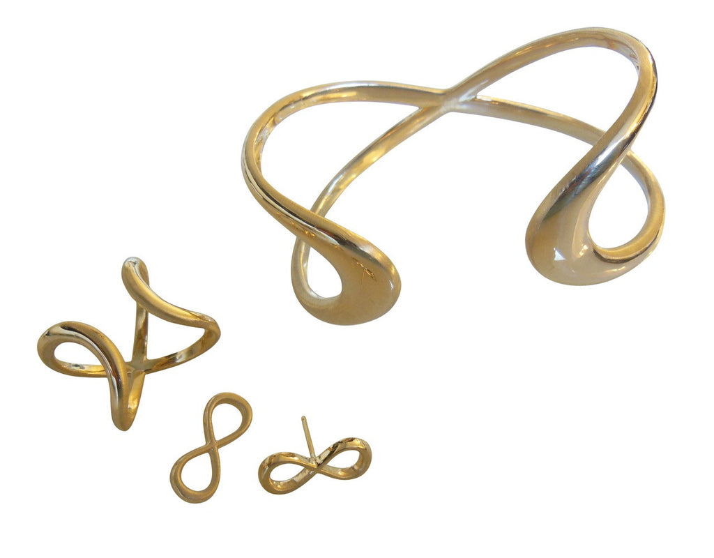 Infinity Earrings- 18K gold. Infinite live, love, imagination, possibilities!-1