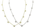 Karma Chain- Sterling Silver with Ripples of Diamonds-0