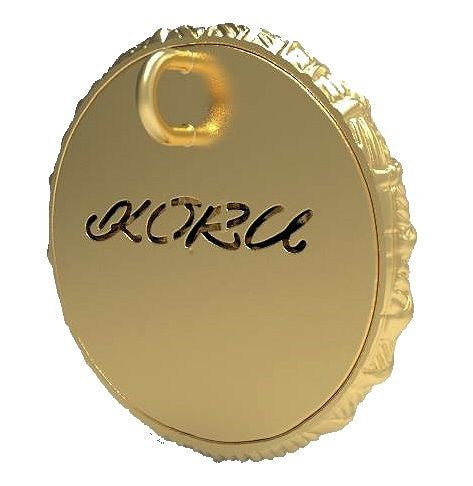 Koru Large Pendant/Necklace: 18K Gold. i3f = Imagine Inspire Innovate Foundation-13