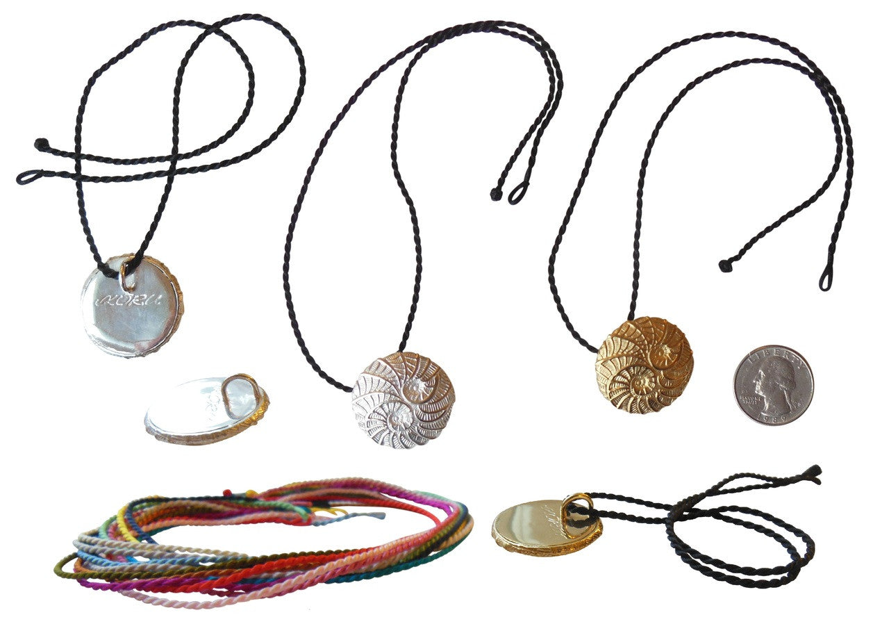Koru Large Pendant/Necklace: 18K Gold. i3f = Imagine Inspire Innovate Foundation-14