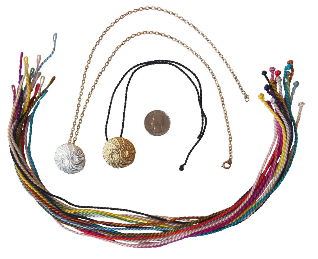 Koru Large Pendant/Necklace: 18K Gold. i3f = Imagine Inspire Innovate Foundation-30