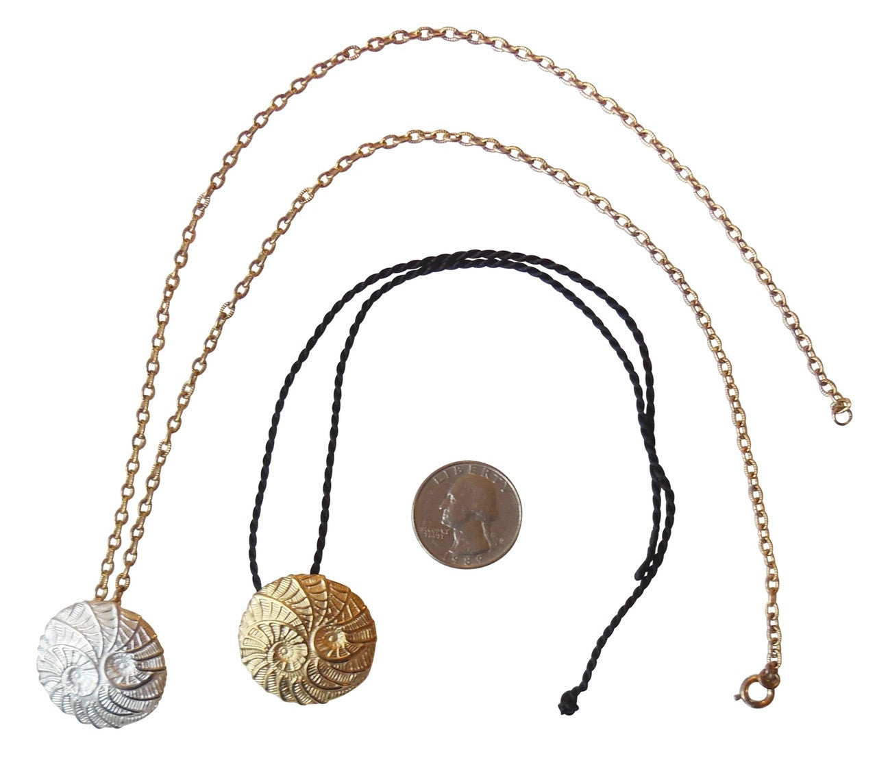 Koru Large Pendant/Necklace: 18K Gold. i3f = Imagine Inspire Innovate Foundation-26