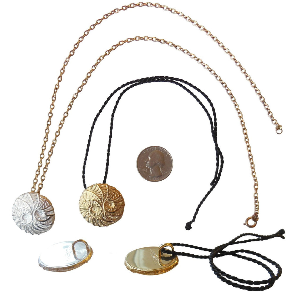 Koru Large Pendant/Necklace: 18K Gold. i3f = Imagine Inspire Innovate Foundation-11