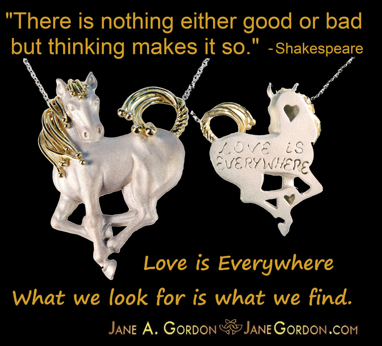 Love is Everywhere- Palm Tree Heart Necklace -14K Gold with Diamonds-13