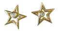 Star Stud Earrings-open-18K Gold with Diamonds: Reach for the Stars-0